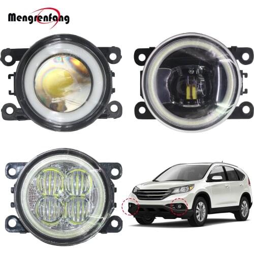 2 X Car LED Fog Light Bulb H11 Halo Ring Angel Eye DRL Daytime Running Light 12V For Honda CR-V CRV 2.4L L4 2012 2013 2014