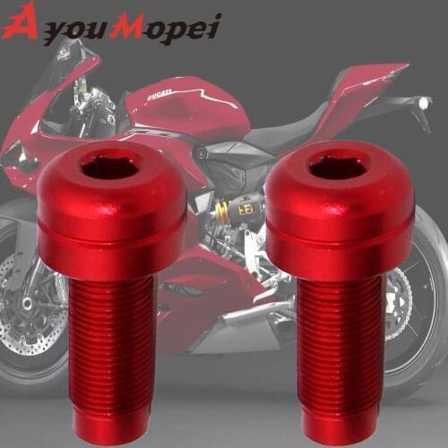 For Ducati Panigale 899/959/1199/1299/S/R 2012-2017 motorcycle accessories Handlebar Hand Grip Bar Ends Cap Slider