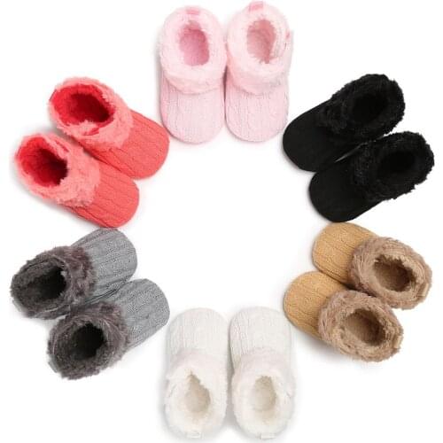 0-1 years old foreign trade explosion models indoor and outdoor warm baby toddler shoes