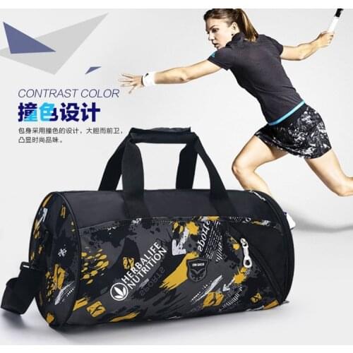 Heralife Fitness Bag Male Quality Folding Portable Sports Bag Travel Equipment Large Space Handbag Female