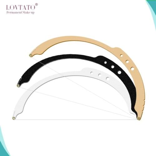 Microblading Bow arrow line ruler semi-permanent Eyebrow positioning measuring tools stencil tattoo accessories line Mark rulers