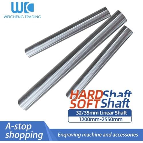 Linear Optical Axis Chrome-Plated Shaft Hard Shaft Soft Shaft Piston Rod Linear Guide Rod Diameter 32/35mm Length is 1200-2550mm