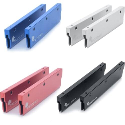 2Pcs MEO-PM0AB Computer Water Cooling Memory Heatsink Cooler Shell Memory Vest Wide Narrow Version Frosted Surface
