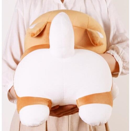 Cute Qaulity Animal Shiba Inu Pillow Girl Sleeping Doll Puppy Dog Corgi Plush Toy Healing Shiba Inu for Kids Girl Gift DY50819