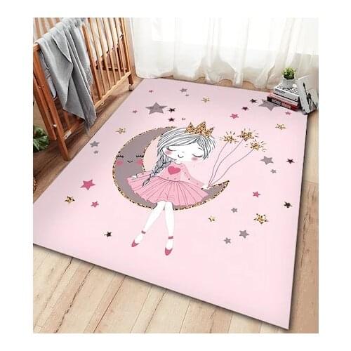 Caprice Cute Girl CP86 Kids Room Rug 80x150 cm princess childrens baby room carpet rugs anti-slip