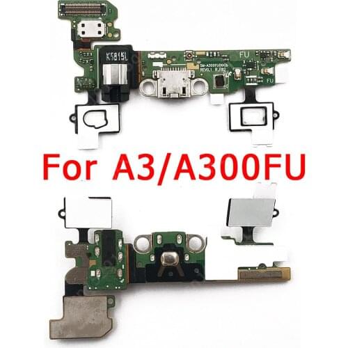Original USB Charge Board for Samsung Galaxy A3 A300 Charging Port PCB Dock Connector Flex Cable Replacement Spare Parts