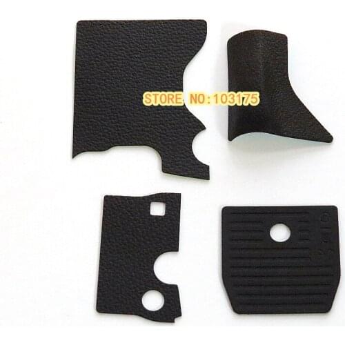 Original New A Set Of 4 Pieces of Body Grip Rubber Unit For Nikon DF Camera Repair Part with Tape