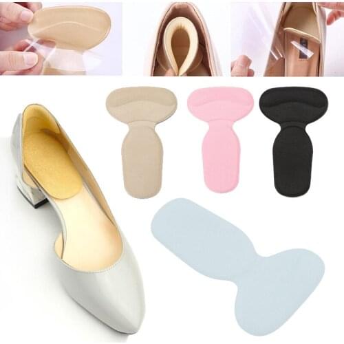 1Pair Orthopedic Insole T-Shape Silicone Non Slip Cushion Foot Heel Protector Liner Shoe Insole Pads Soft Comfortable Inserts