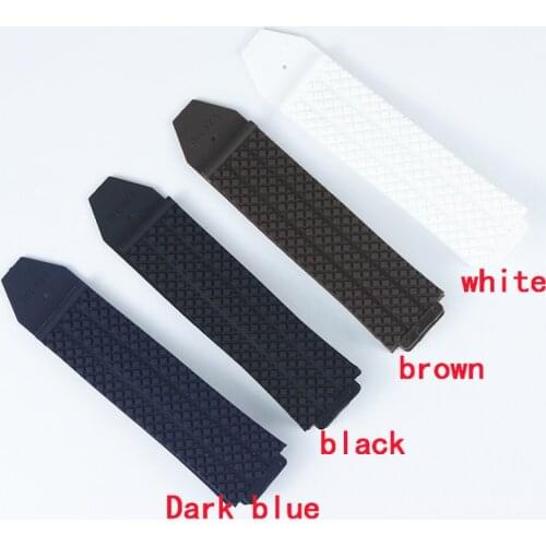 New Watch Accessories Rubber Strap For Hublot Big Bang Series 17mmx25mm Men and Women Watch Band Accessories