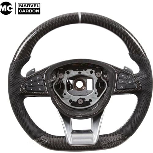 100% Real Carbon Fiber Steering Wheel for C Class,W205 ,S213,W213,X156,C117,X117,A238,C238 C205,A205 R231 GLE SLC SL,E Class