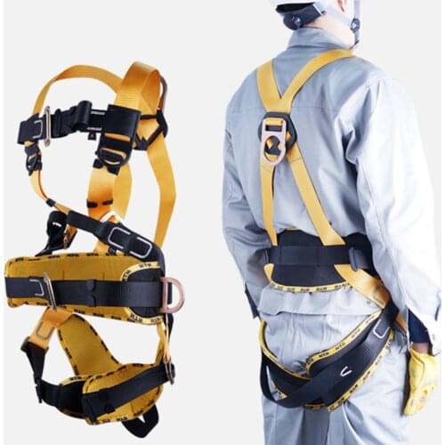 Fall Arrester Full Body Harness Work Positioning Ladder Tower Climbing Safety Falling Restraint Protection System Personal Prote
