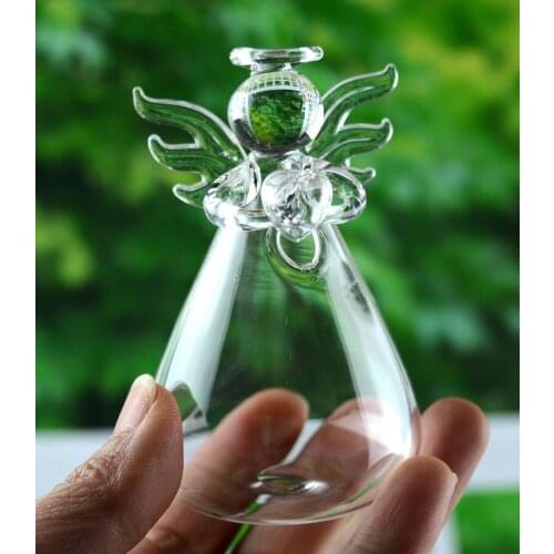 1PC Handmade glass vase floral Angel creative Home Furnishing hydroponic container gift ware JY 1197