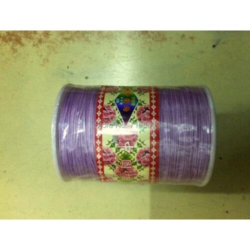 Light Violet 1.0mm 280M/380yards/lot Chinese Knot String Nylon Cord Rope for DIY Bracelet jewelry