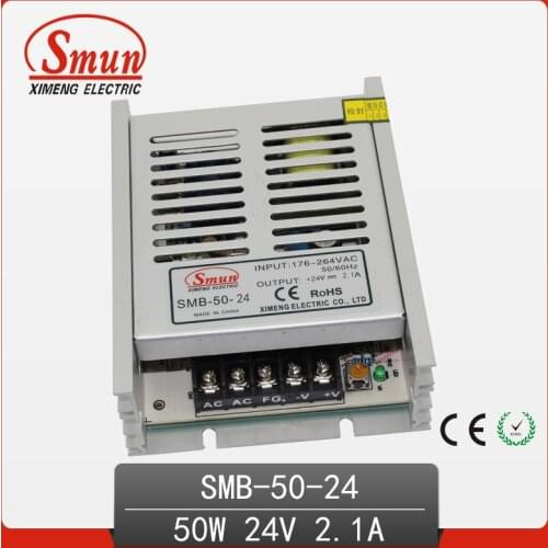 50W 24V 2A Ultra Thin Switching Power Supply IP22 for Indoor Using Power Supply