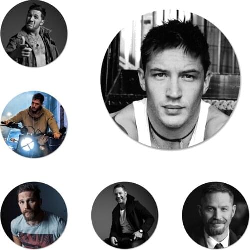 58mm Tom Hardy Icons Pins Badge Decoration Brooches Metal Badges For Clothes Backpack Decoration