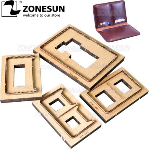 ZONESUN S3 Passport Cover Custom Leather Cutting Die Handicraft Tool Punch Cutter Mold DIY Paper Steel Rule Die