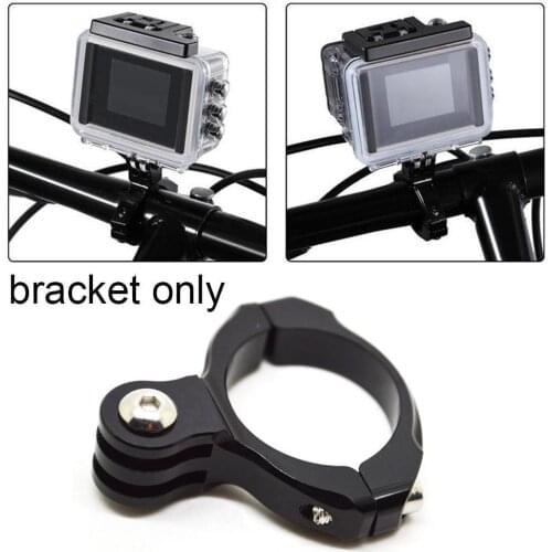 1PC Aluminum Bicycle Handlebar Mount Clamp Holder 31.8mm Hero 7/6/5/4/3+/3/2/1 Adapter Camera For Gopro Shot Action Accesso Z0G2