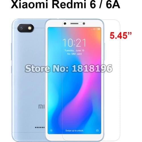 2.5D 9H Tempered Glass For Xiaomi Redmi 6A Screen Protector For Xiaomi Redmi 6 Case Glass Toughened Protective Film 5.45" Phone