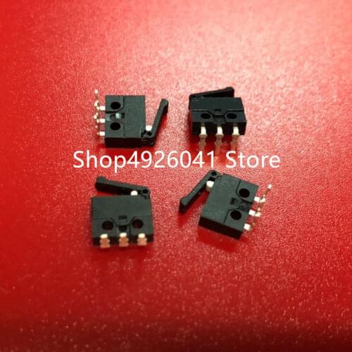 3PCS D2MQ-4L-1-R D2MQ-4L-1-L thin quick-acting switch small micro switch bending feet