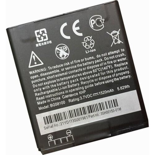 Brand New 100% BG58100 BG86100 Battery For HTC G14 G17 G18 G21 G22 Radar 4G S610d Sensation XE Z710e Z710T Z715E Smartphone