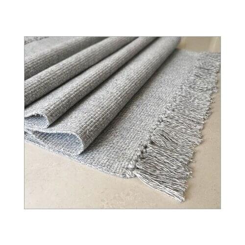 Cotton Blending Fiber Carpets Decorative Area Rugs For Living Room/Bedroom Entrance Doormat Bedside Rugs Washable Mats