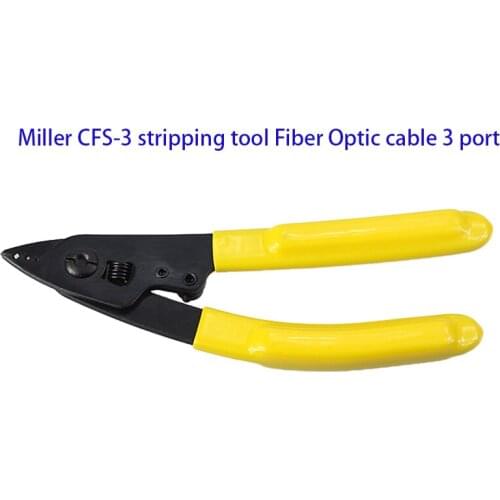 Manufacturing Price FTTH Miller CFS-3 stripping tool Fiber Optic cable 3 port Stripper