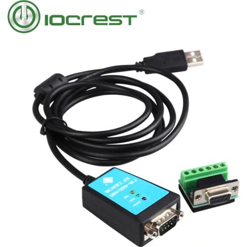 IOCREST USB to Serial RS-422/485 Cable Converter USB to rs485 rs422 Communication Converter
