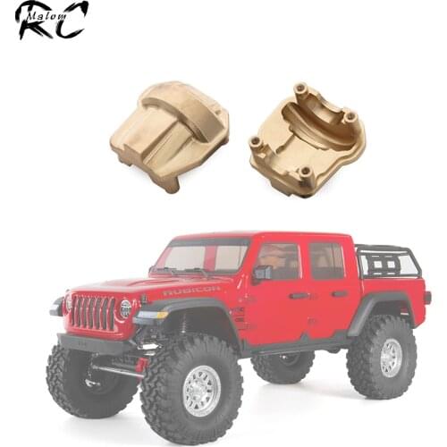 Brass Weights Differential Cover for AR45 Portal Axle 1/10 RC Crawler Car Axial SCX10 III Gladiator JL Wrangler AXI03007 Upgrade