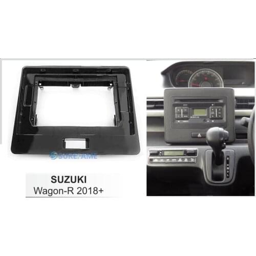 10.1 inch Car Radio Facia for SUZUKI WAGON-R WAGONR 2018+ Fascia Dash Kit Install Panel 10.1inch Plate Bezel Adapter Console