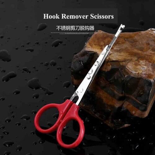 Smart Kingfisher Multifunctional Fishing Hook Remover Fishing Line CuttingScissors Line Cutter Combo Tackle Tool