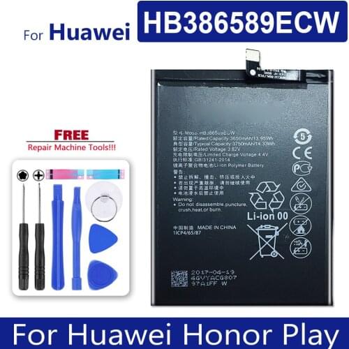 Mobile Phone Battery HB386589ECW For Huawei Honor Play HonorPlay Tracking Number