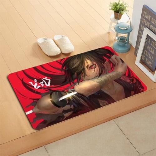 New Arrival Doormat Dororo Anime Home Mat Machine Made Anti Slip Carpet Living Room/Hallway Bath Mat Christmas Gift