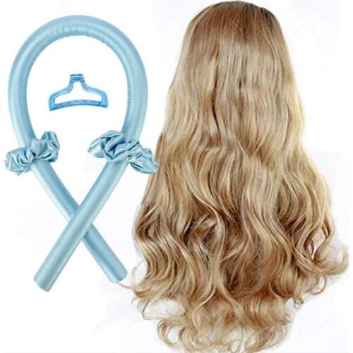 Lazy Curling Stick Foam Sponge Simple Curling Stick with Hairpin Sponge Curling Stick