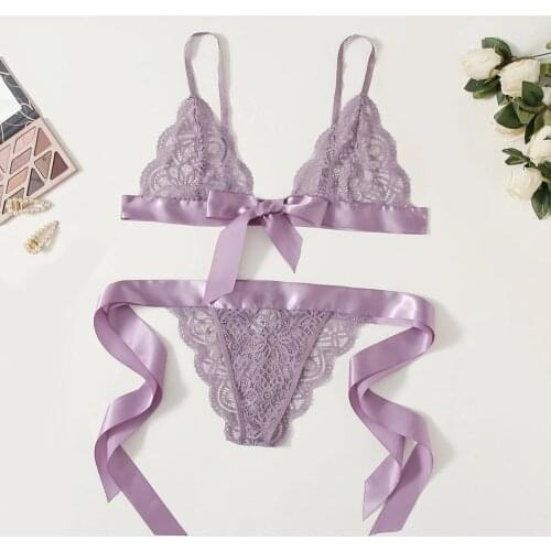Sexy Brief Sets Bandage Women Underwear Set Cutout Bralette Sexy Lingerie Sensual Lenceria Mujer Erotic Lingerie Sexy Underwear