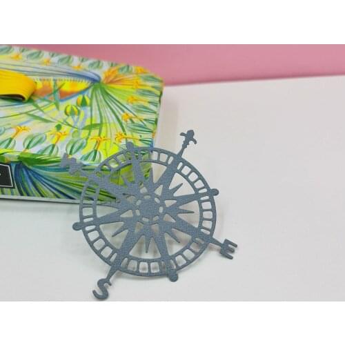 Slimline Card Dies Embossing And Cutting Templates Compass Metal Die Scrapbooking Dies Metal Molds For Cards Notebook Crafts