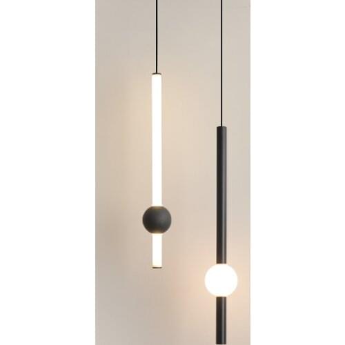 LED Pendant Lamp Modern Aluminum Acrylic Hanging Light Kitchen Island dining living room bar cafe droplight fixture