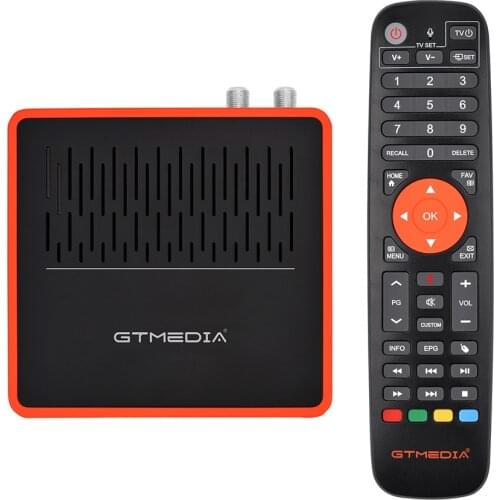 GTMEDIA TV Box Android 9.0 Combo Smart TV Box DVB T2/S2/C/ISDBT/ATSC IPTV H.265 Built-in Wifi 2.4G BT4 Satellite Receiver Brazil
