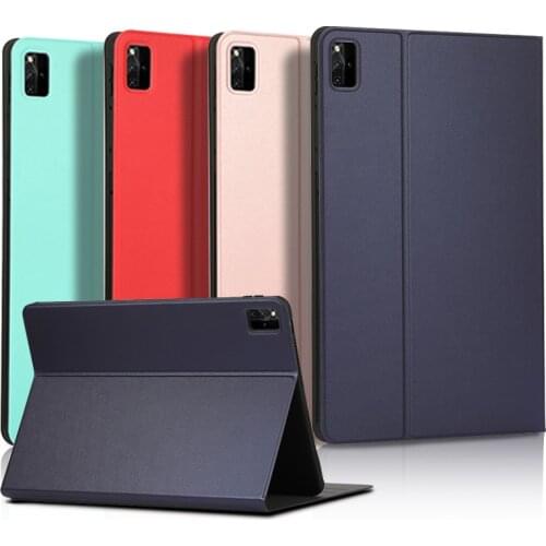 Ultra Slim 2021 For Huawei MatePad Pro 12.6 inch case Soft Silicone pu Leather Mate Pad Pro 2021 Smart tablet stand Cover+film
