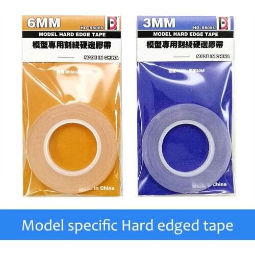 Gundam military model use Detail transformation line Transparent curved line Hard edge Tape