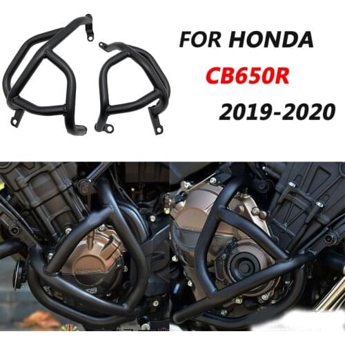 For Honda CB650R 2019-2020 Motorcycle Parts black Highway Engine Guard Crash Bar Frame Protect Bumper CB 650R