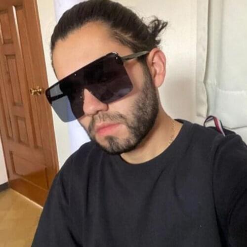 Oversized Women Sunglasses Luxury Brand Designer Eyeglass Transparent Lens Eyewear Oculos Feminino Internet Celebrity Recommend