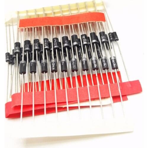 20-100pcs UF5408 DO-201A 1N5408 SR5100 SR540 SR560 FR607 SF28 SF54 SF56 MUR160 MUR1100E HER308 HER508 HER107 HER108 HER207