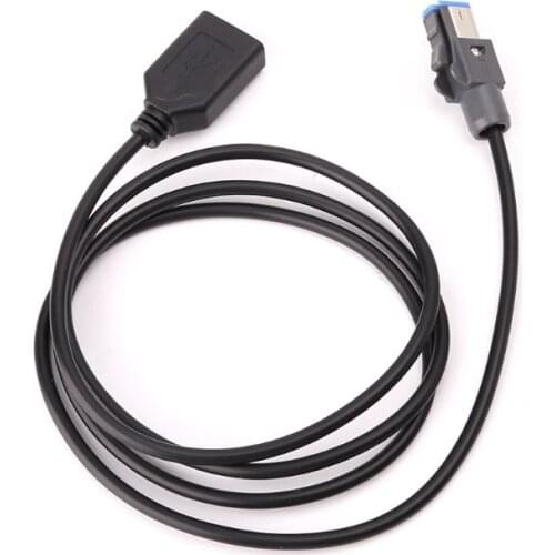 4-pin Car USB Cable Adapter Extension Cord For Nissan Teana Qashqai CD Audio Radio Player