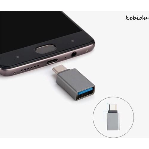Kebidu Type C Adapter Type-C to USB 3.0 OTG Cable Adapter Type C Converter for Samsung S8 Huawei Mate9 USB C OTG Adapter