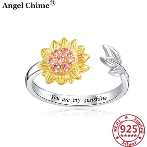 Женские серебряные кольца Angel Chime China At AliExpress