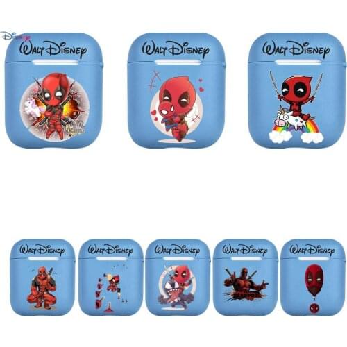 Disney Superhero DeadpoolPattern Case for Airpods Pro 1/2 Cover Protective Earphone Cases Headphones Funda Protective For Airpod