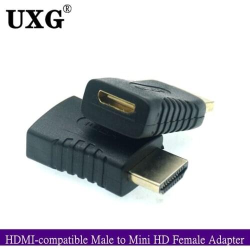 HDMI-compatible HDTV HD A Male to Mini HDMI-compatible Type-C Female Adapter A male to C female is big and small Connector