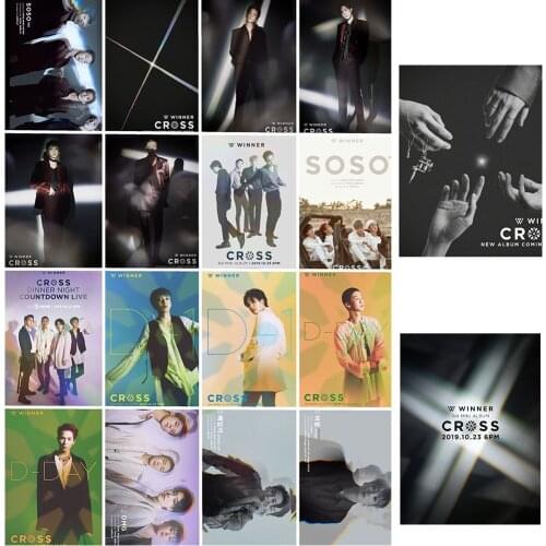 KPOP Winner Kang Seung Yoon Lee Seung Hoon Kim Jin Woo Returns Soso New Album Cross Small Card Photo Postcard Lomo Cards Around