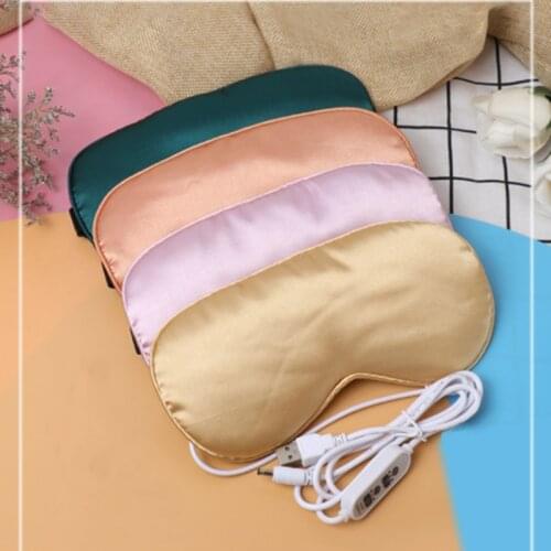 Heated Eye Mask for Sleeping USB Lavender Heated Eye Mask Warm Steam Dry Eye Mask Electric Temperature Heating Hot Eye Mask