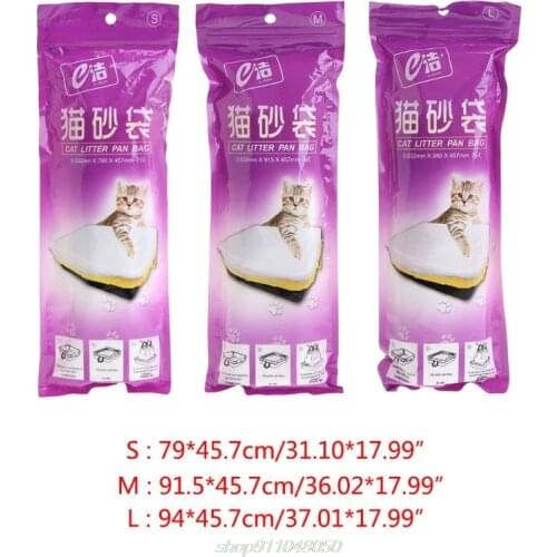 Cat Litter Bag Sand Bags Hygiene Elastic Kitten Pet Supplies Professional Practical Garbage S/M/L D07 20 Dropshipping